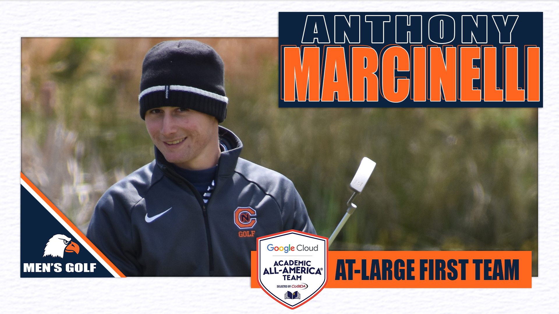 Marcinelli earns second consecutive Google Cloud Academic All-America honor