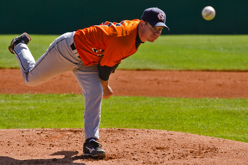 Thigpen&rsquo;s fires seven shutout innings in complete game; Eagles sweep DH from Brevard