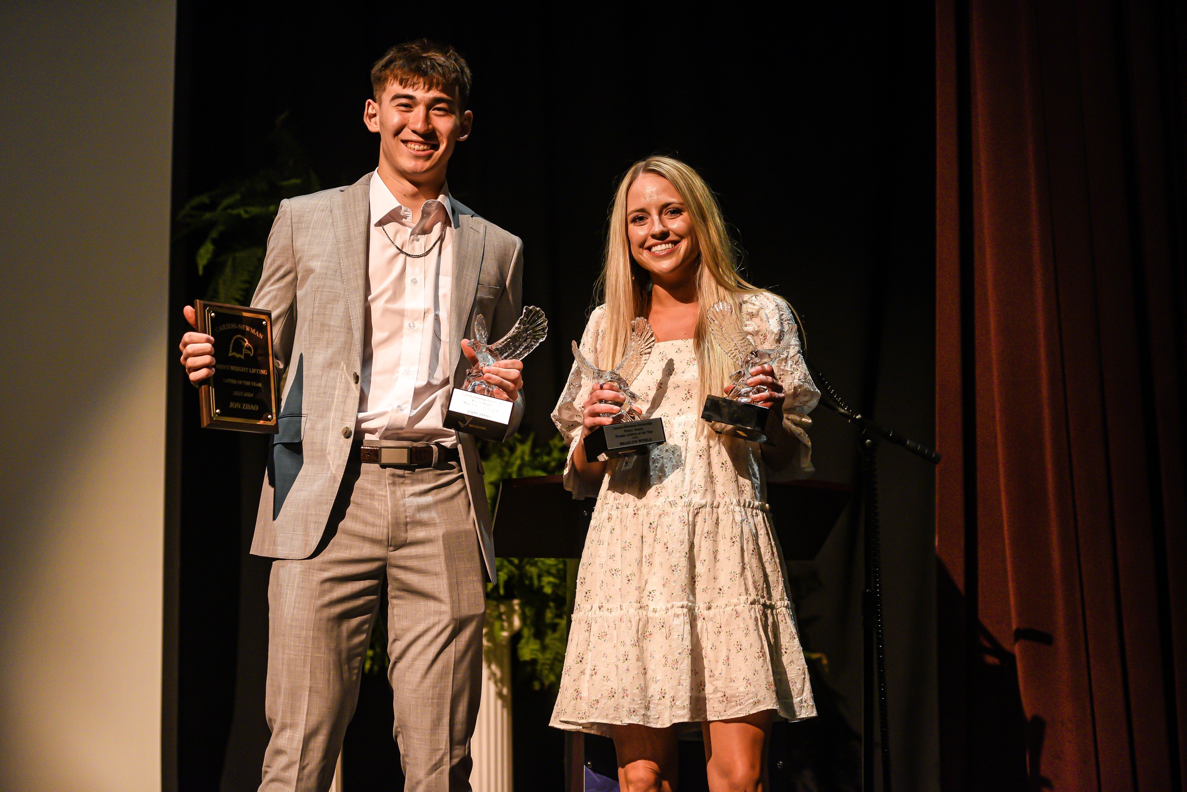 Zhao, Wykle bring home top honors at 11th annual Frosty Awards Ceremony