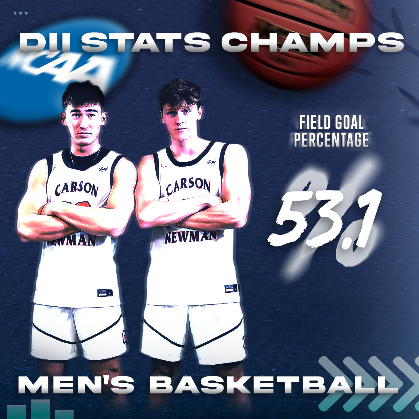 C-N Athletics features five NCAA statistical champions