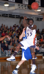 Cameron's Double-Double Lifts Eagles Past Mars Hill, 89-81