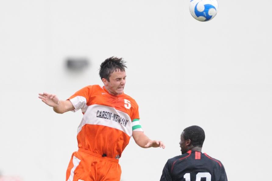 Fifth-Seeded Tusculum Converts Late Penalty Kick To Upend #1 Carson-Newman, 2-1, In 2009 Food Lion SAC Mens Soccer Tournament Semifinals