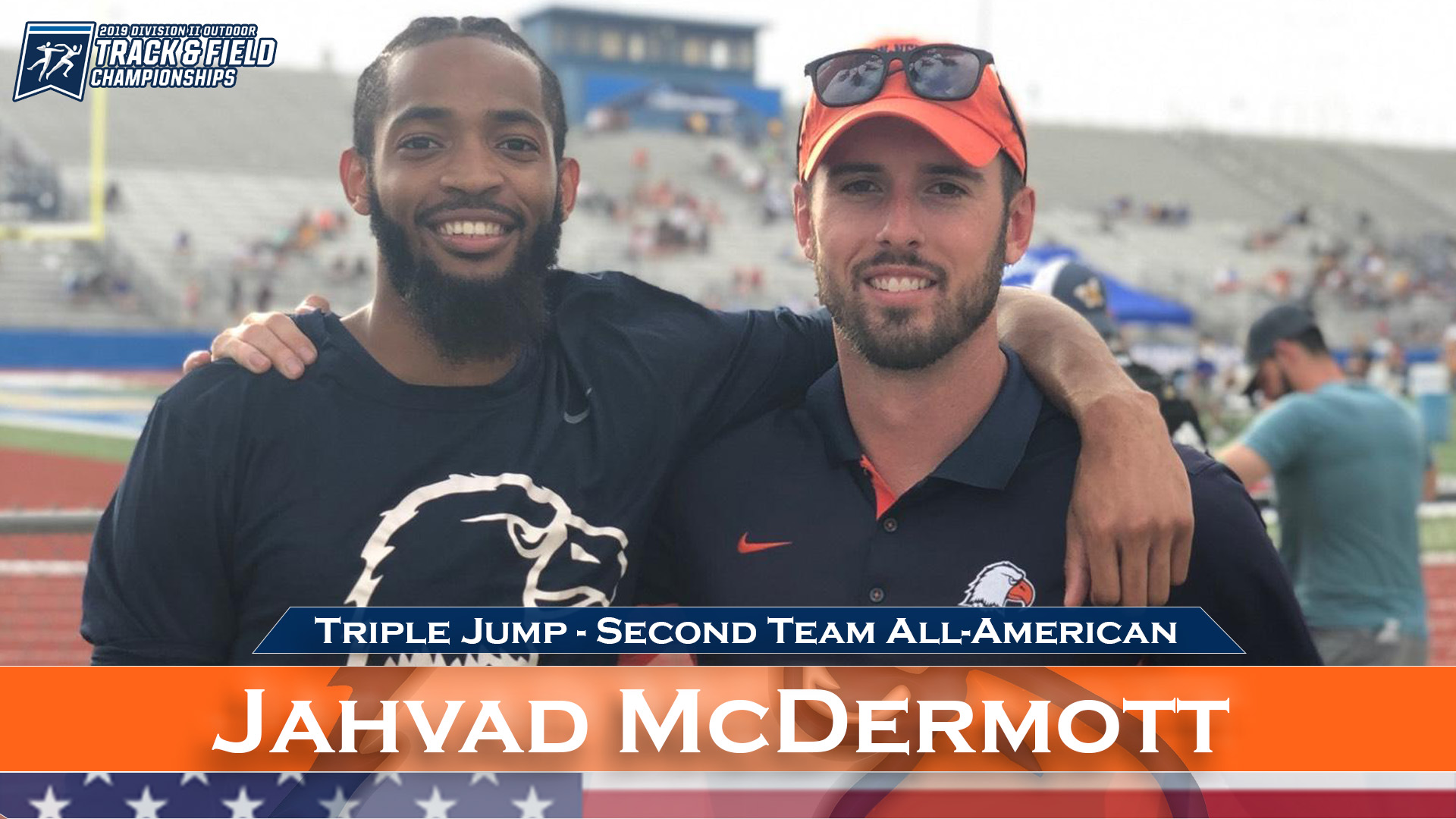 McDermott masters triple jump pacing day two at track nationals
