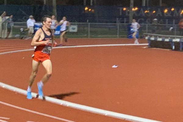 Luke Greer runs in the 10,000 meters at the NCAA National Championship Meet. 

Photo Credits: Joshua Manck - TAMU-Commerce