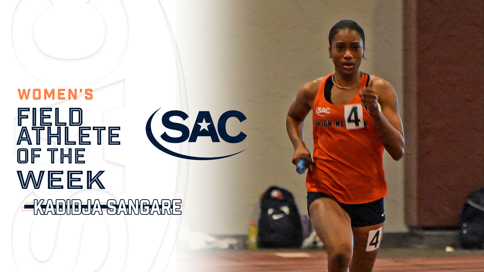 Sangare grabs SAC Women's Field Athlete of the Week