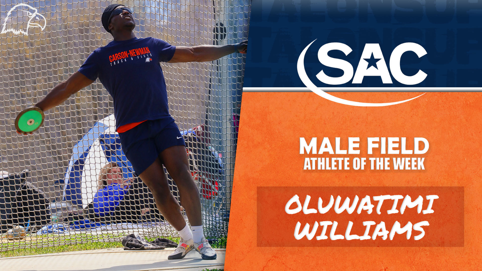 Williams' Discus School Record Earns SAC Honors