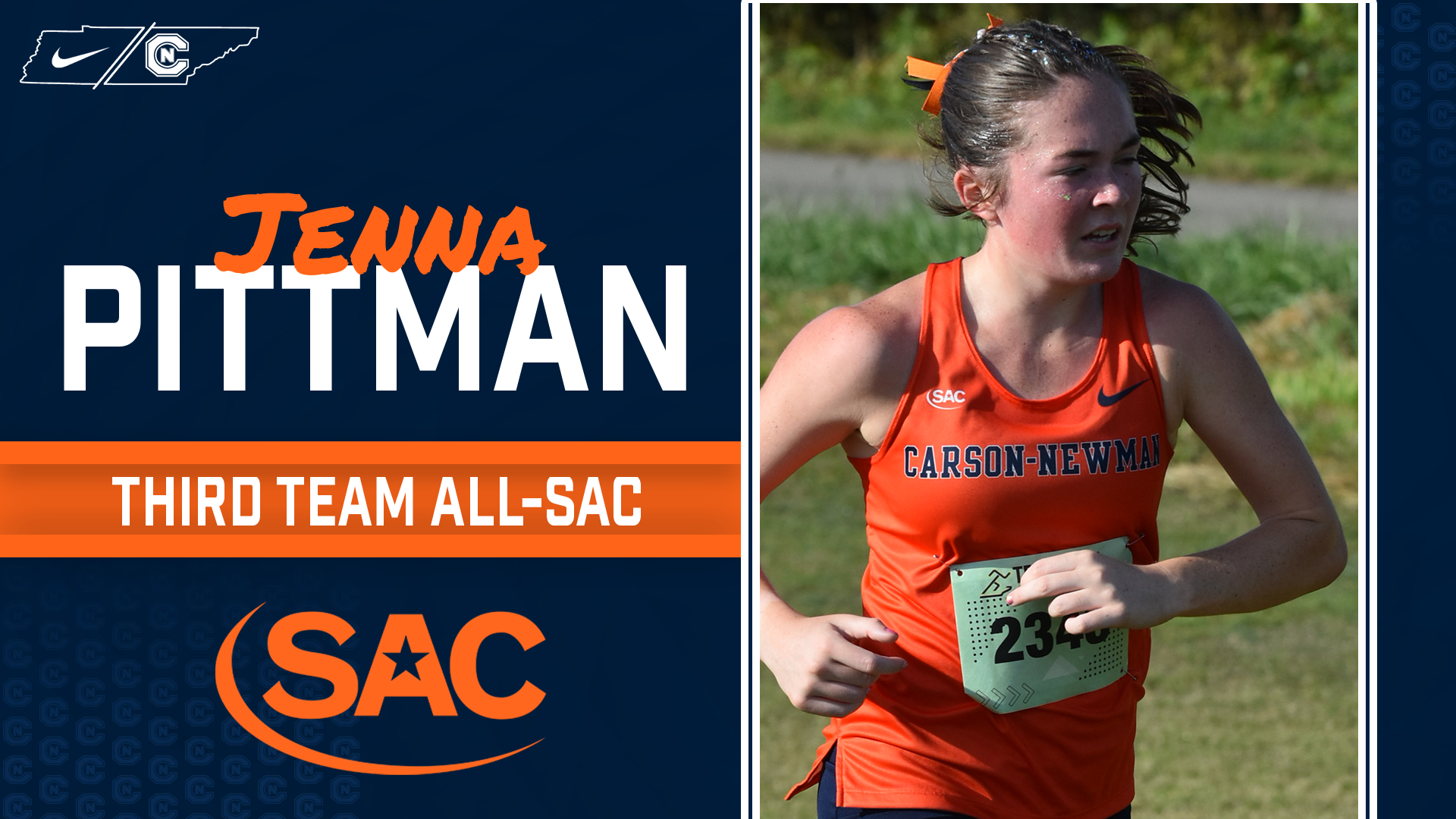 Jenna Pittman named Third Team All-SAC