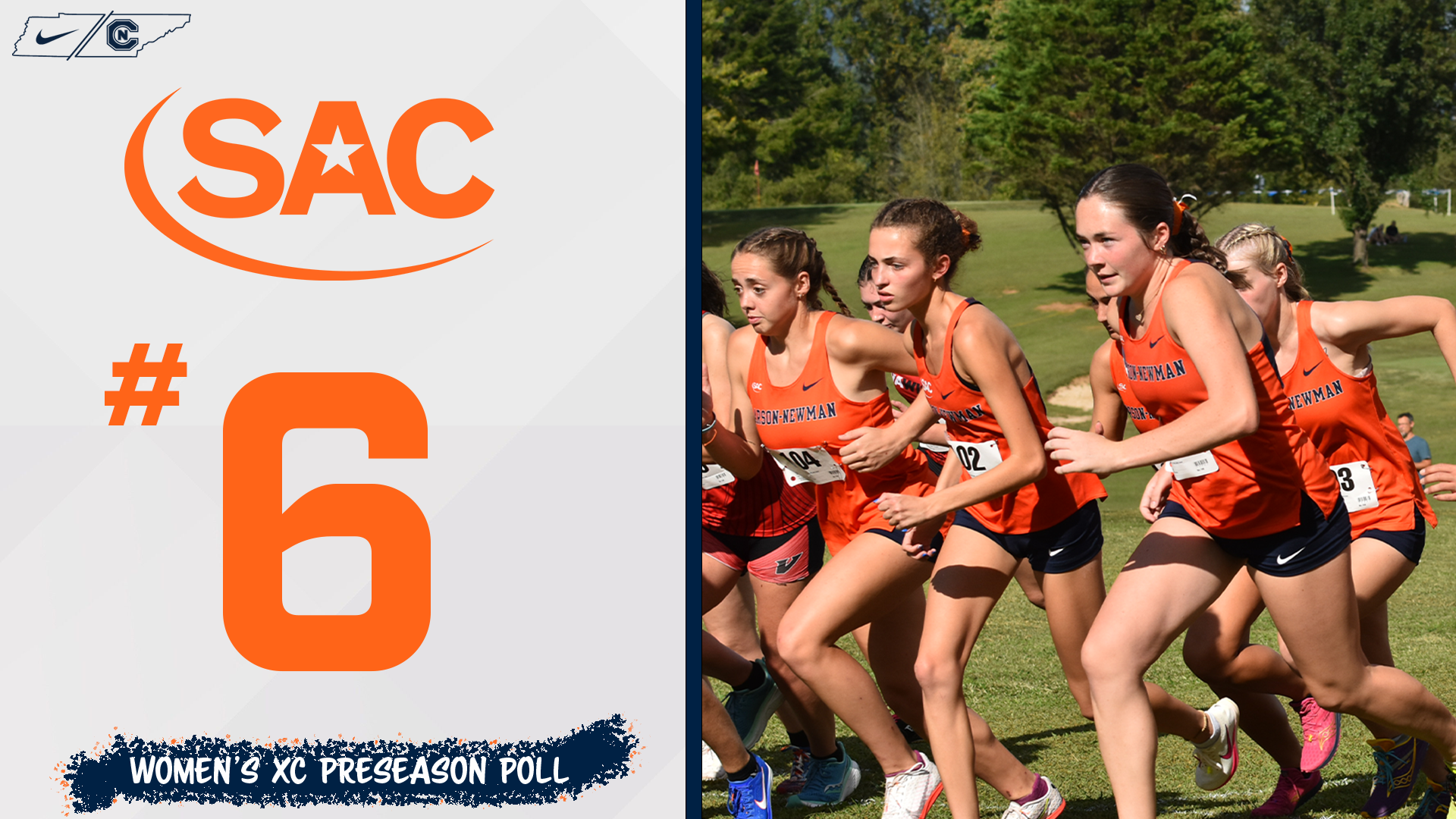 Eagles Women's XC Squad tabbed 6th in SAC Preseason Coaches Poll