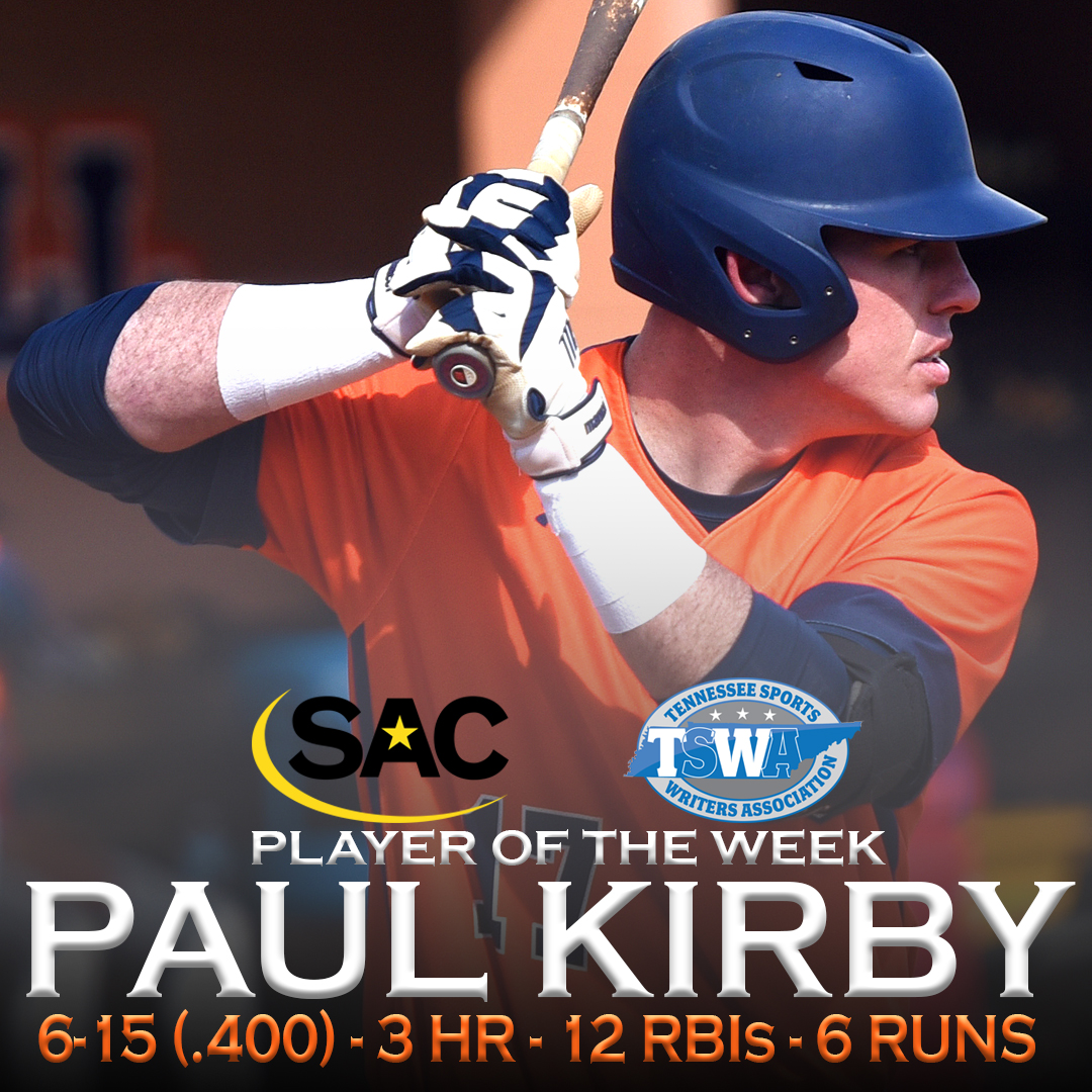 Kirby tabbed SAC and TSWA Player of the Week