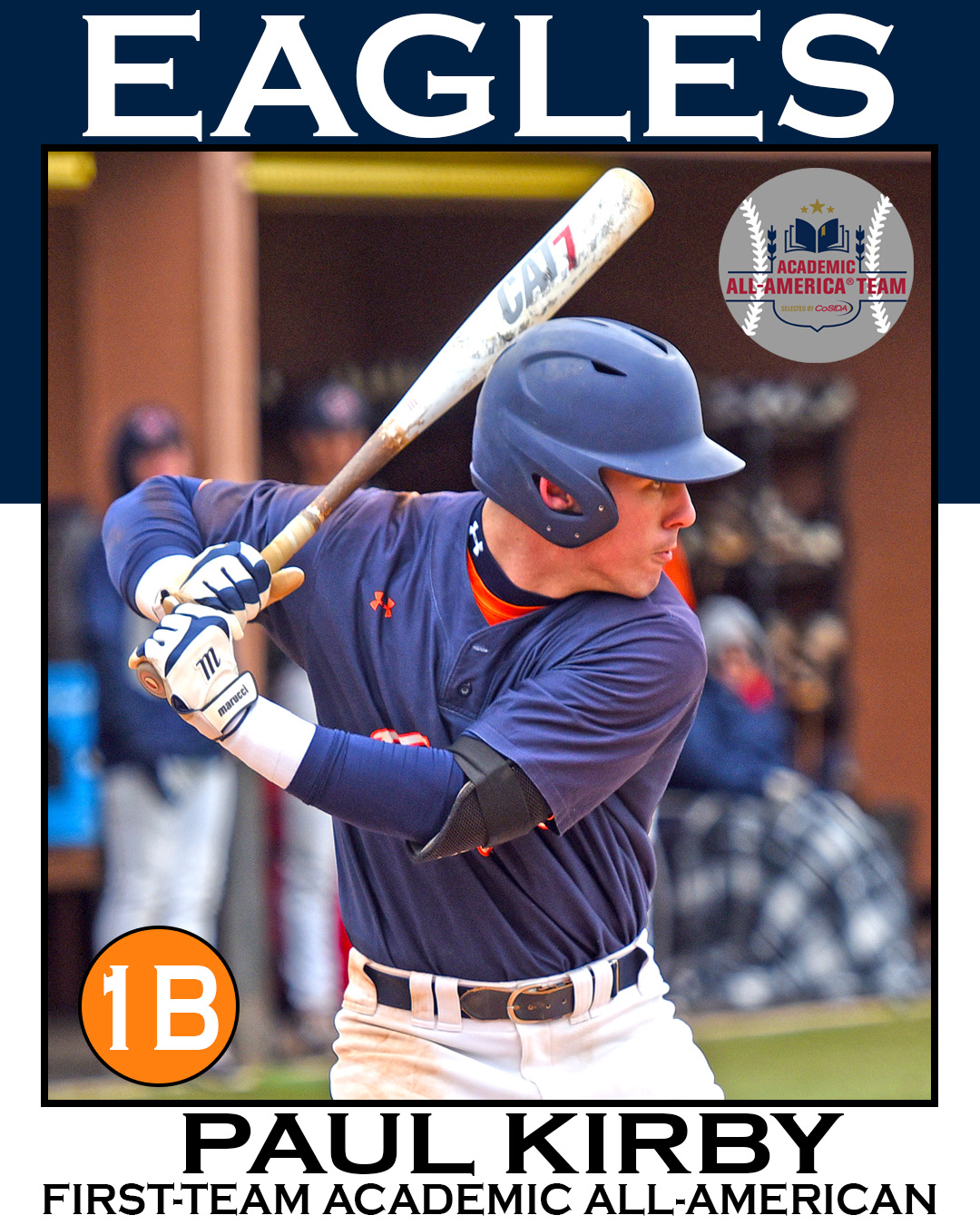 Kirby lauded as CoSIDA Academic All-American