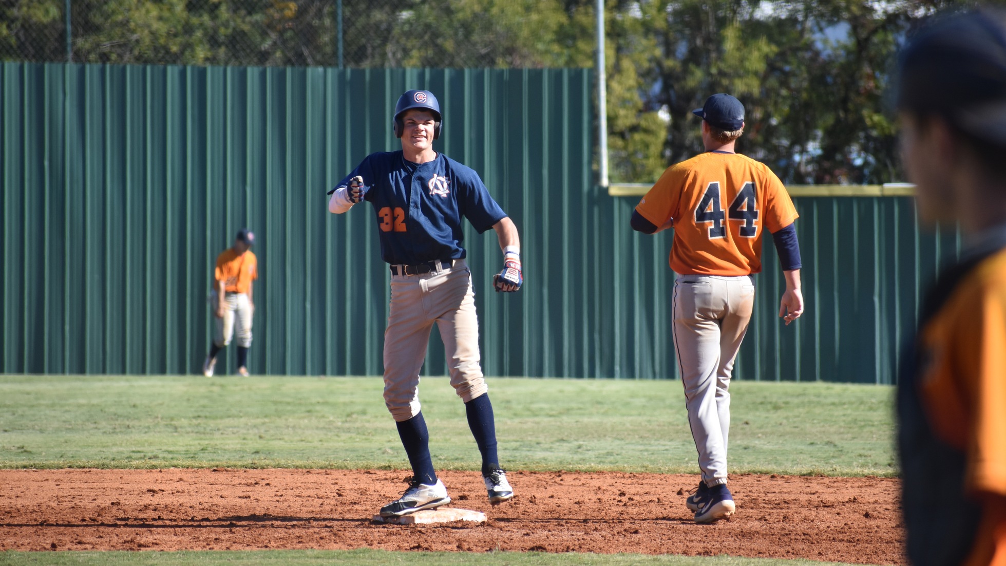 Blue storms back thrice to seize fall opener