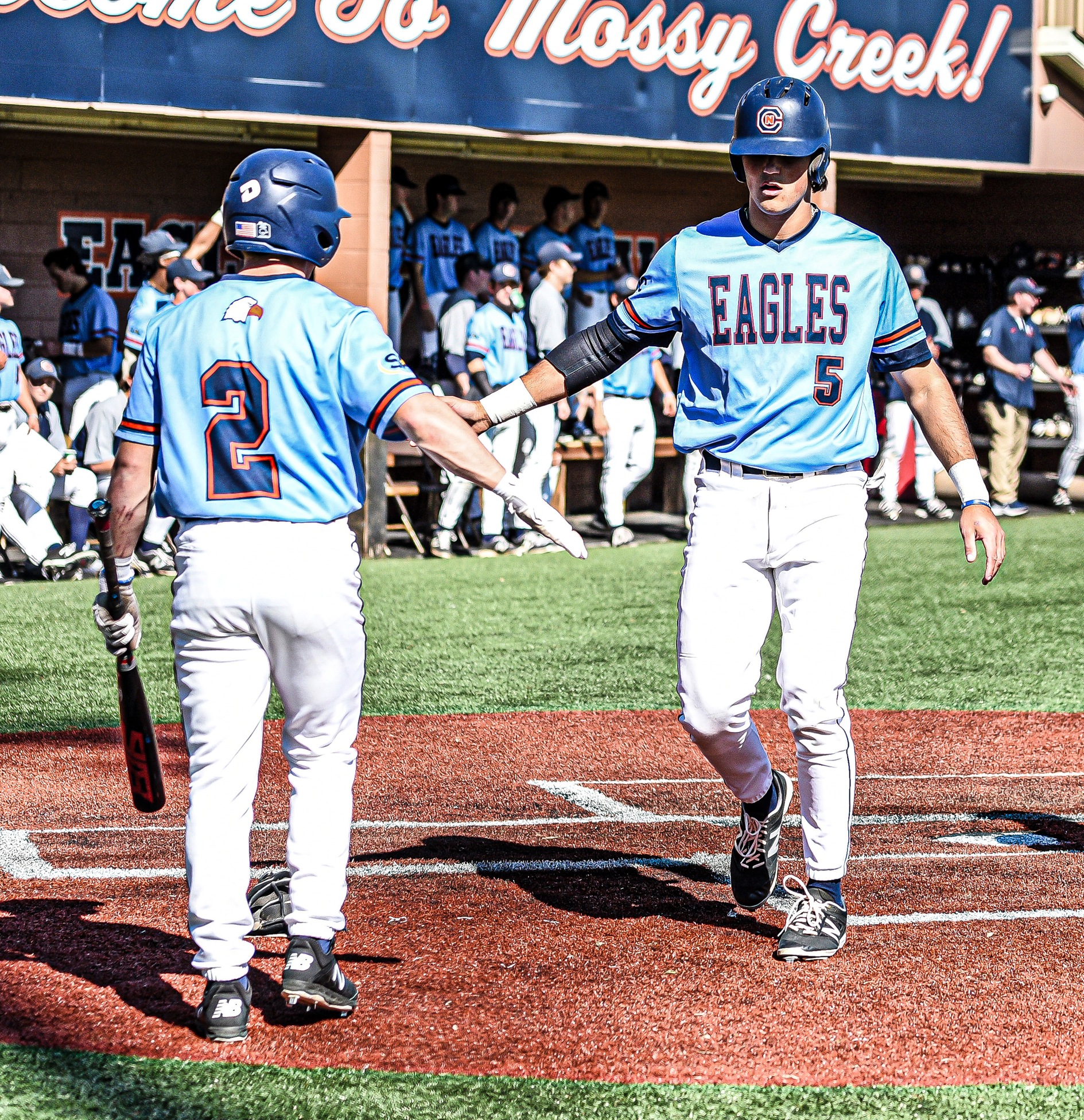 Eagles ride road mojo to twin-bill sweep at Mars Hill