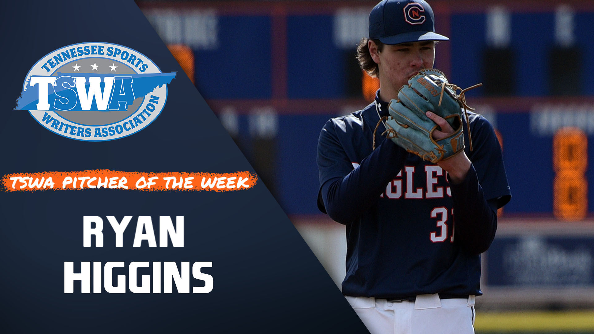 Higgins collects TSWA pitcher of the week accolade