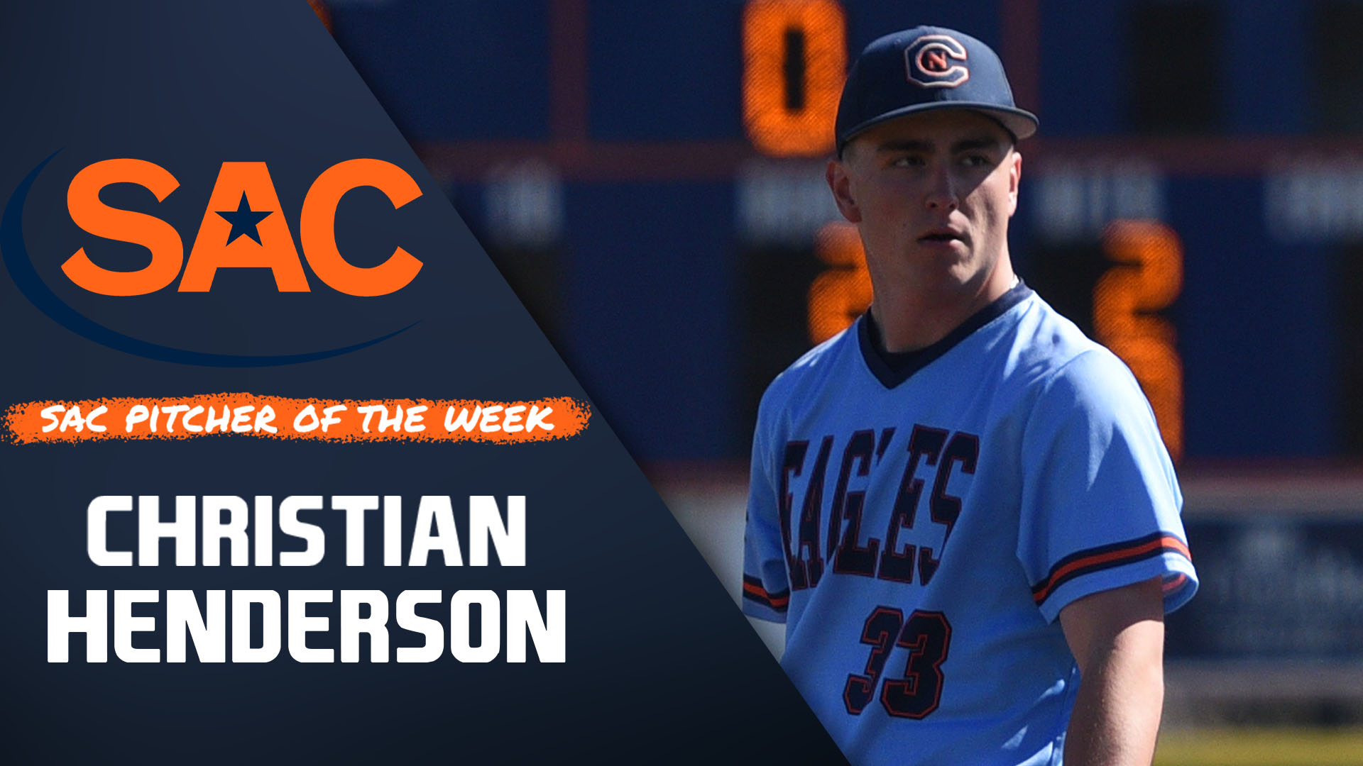 Henderson logs SAC Pitcher of the Week laurel