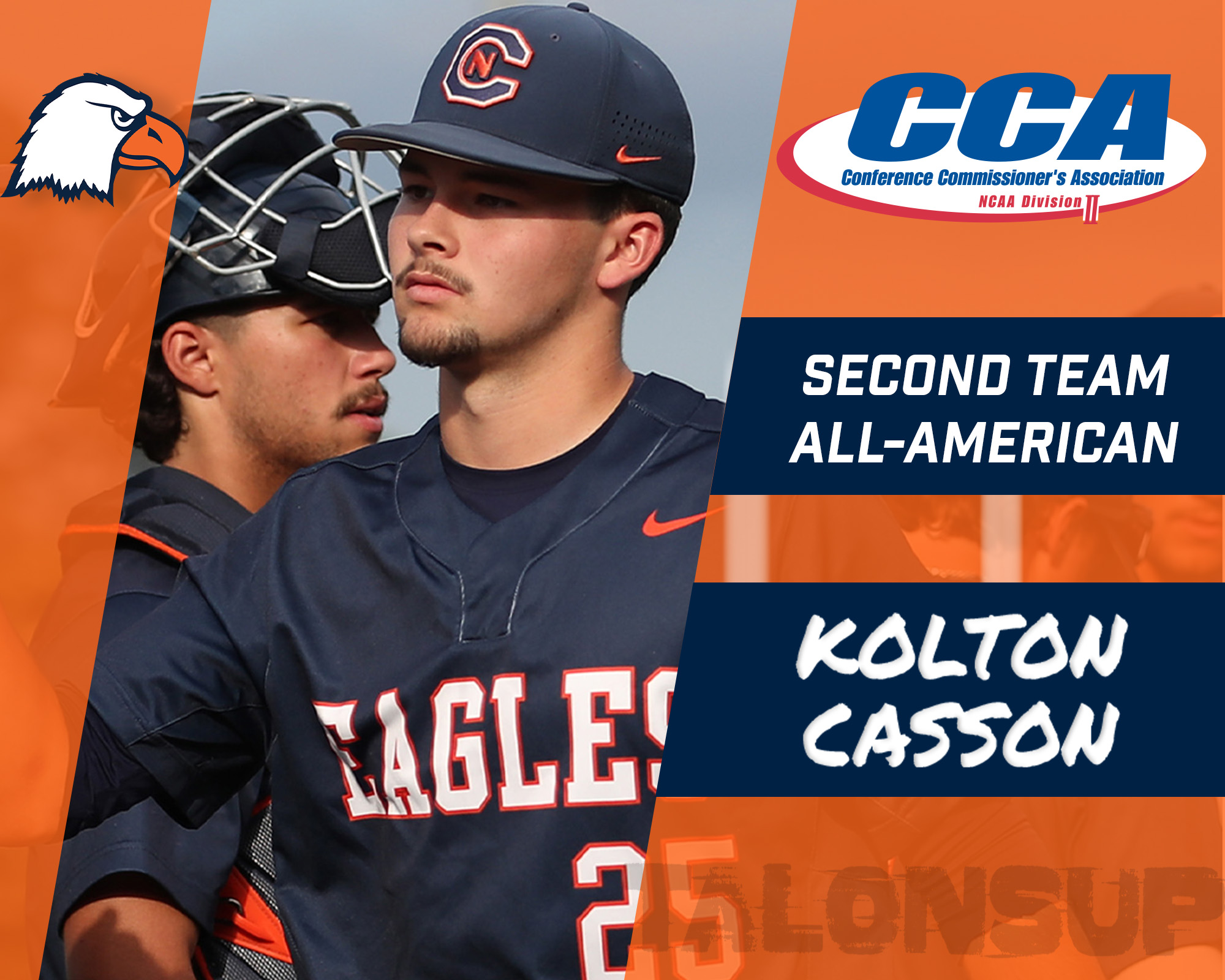 ALL-AMERICAN! Casson earns a second team honor from D2CCA