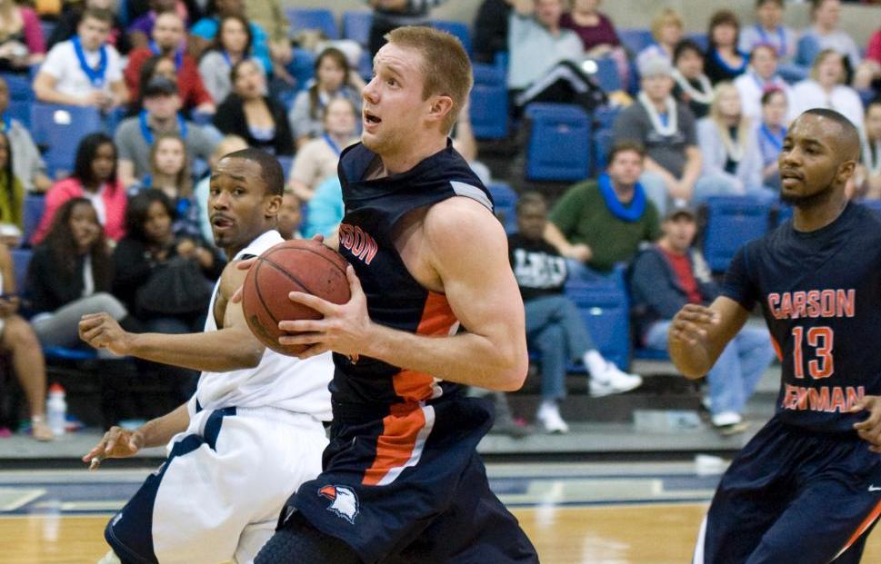 Eagles fall at top-seeded Lincoln Memorial, 74-57, in SAC Tournament