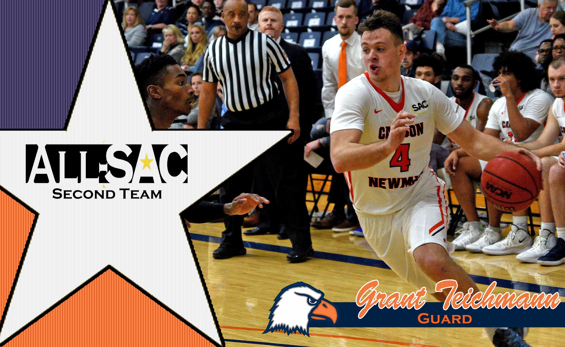 Teichmann recognized with SAC postseason laurels