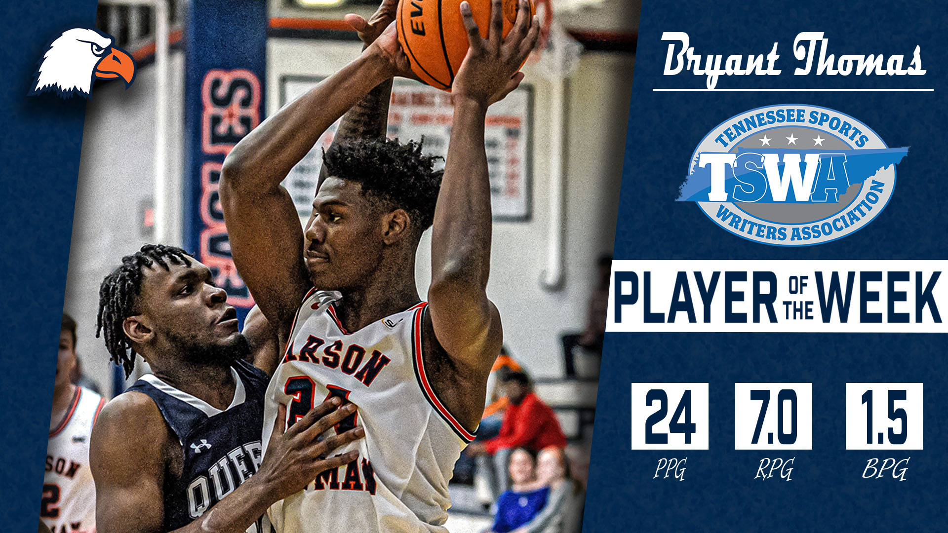 Thomas takes home TSWA weekly honor