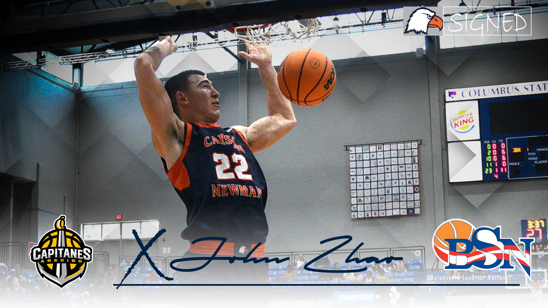 Zhao signs with Arecibo de Capitanes in Puerto Rico&rsquo;s Baloncesto Superior Nacional