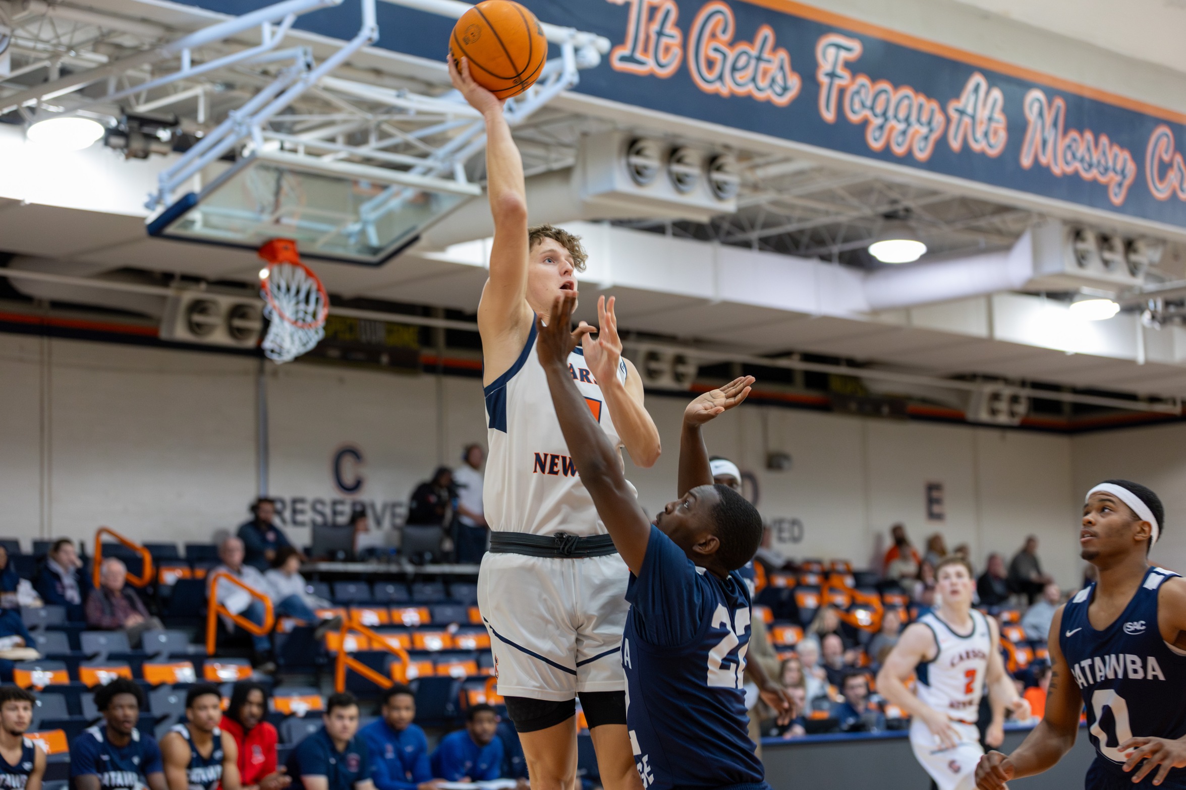 White-hot No. 21 C-N goes nuclear, withstands AU 95-92