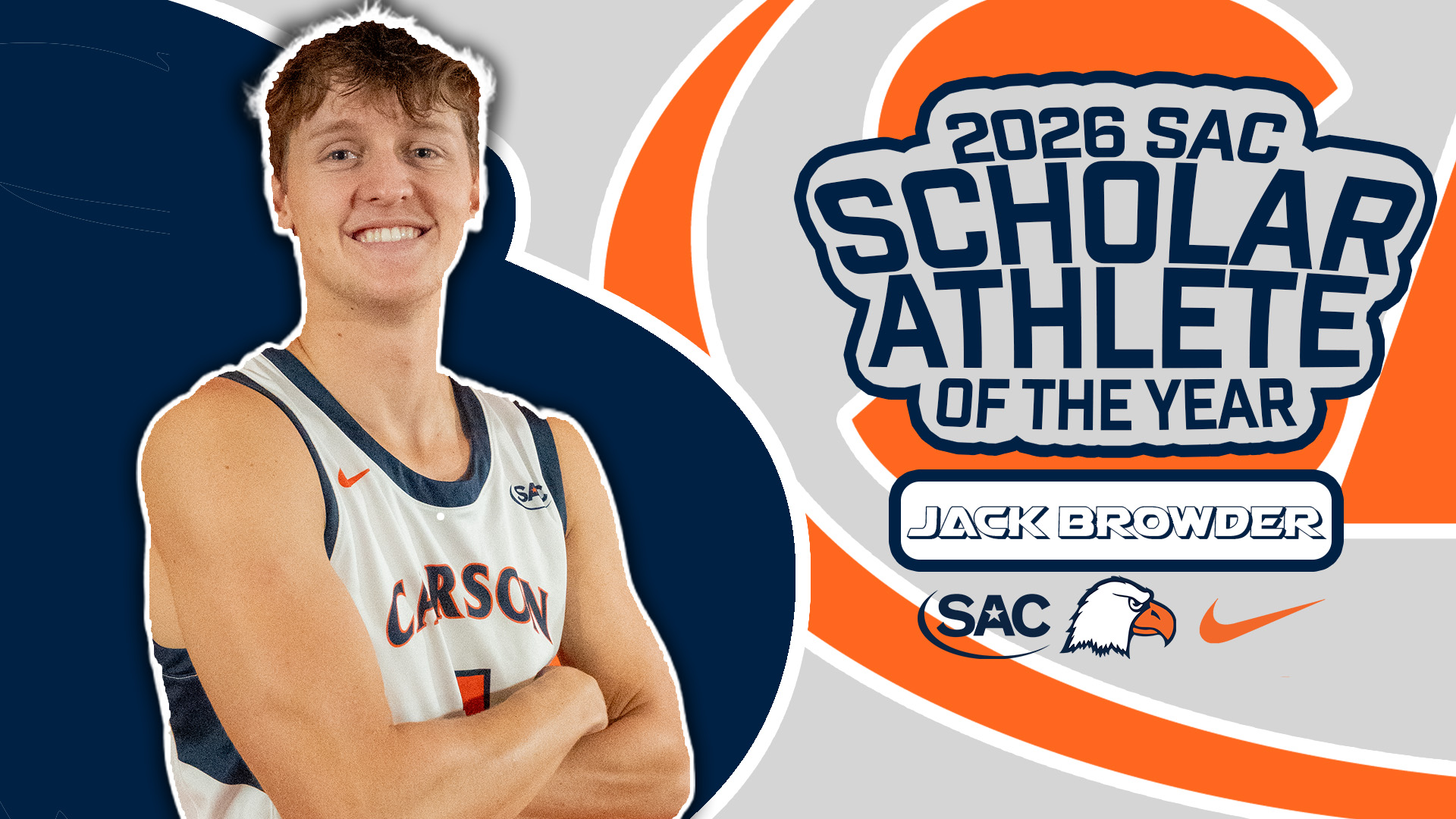 Browder three-peats as SAC Scholar Athlete of the Year