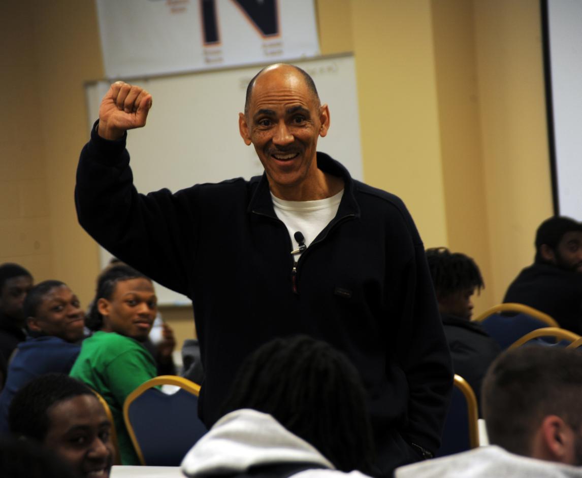 Dungy message to C-N football: &ldquo;It&rsquo;s what you do in the long run that counts.&rdquo;