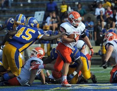 Eagles roar past Mars Hill on the road 43-27