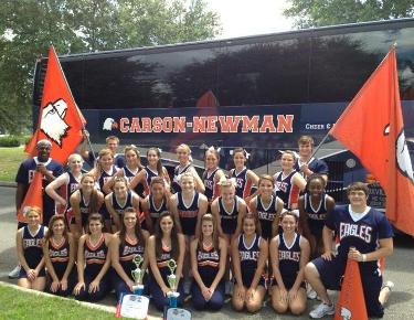 THe spirit squads pose with their hardware