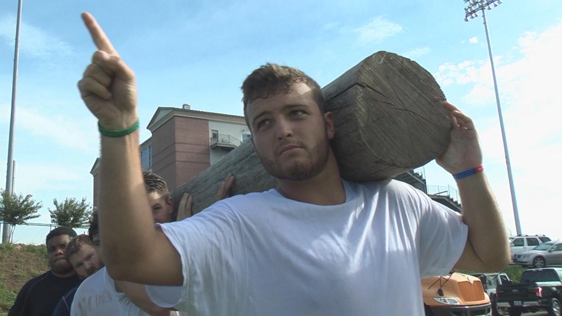 Carson-Newman Football players train with US Navy SEALS