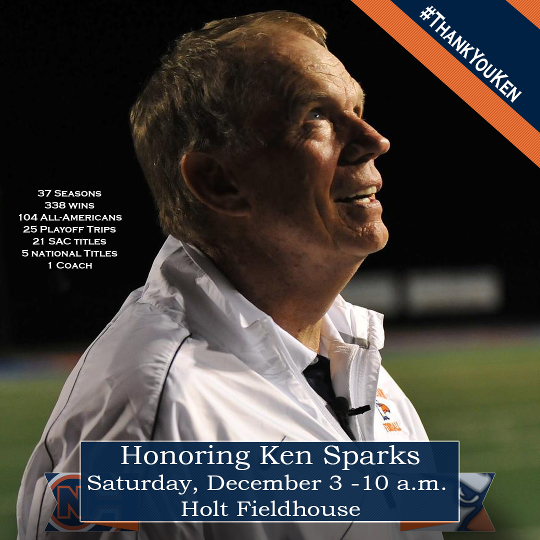 Sparks to be honored Dec. 3