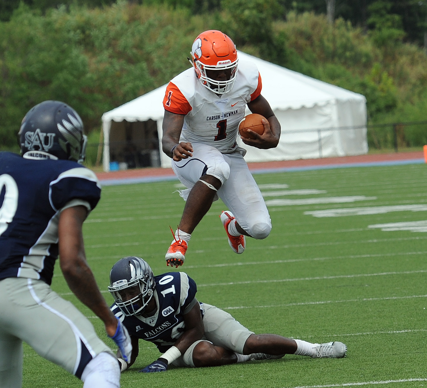 Eagles take to the air to down Saint Augustine&rsquo;s 48-14