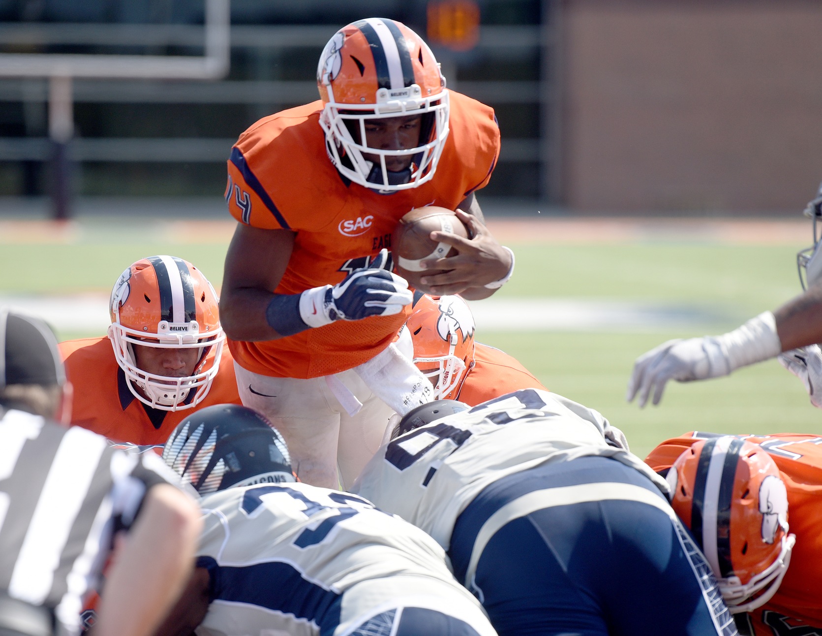Strong second half soars Eagles over Falcons