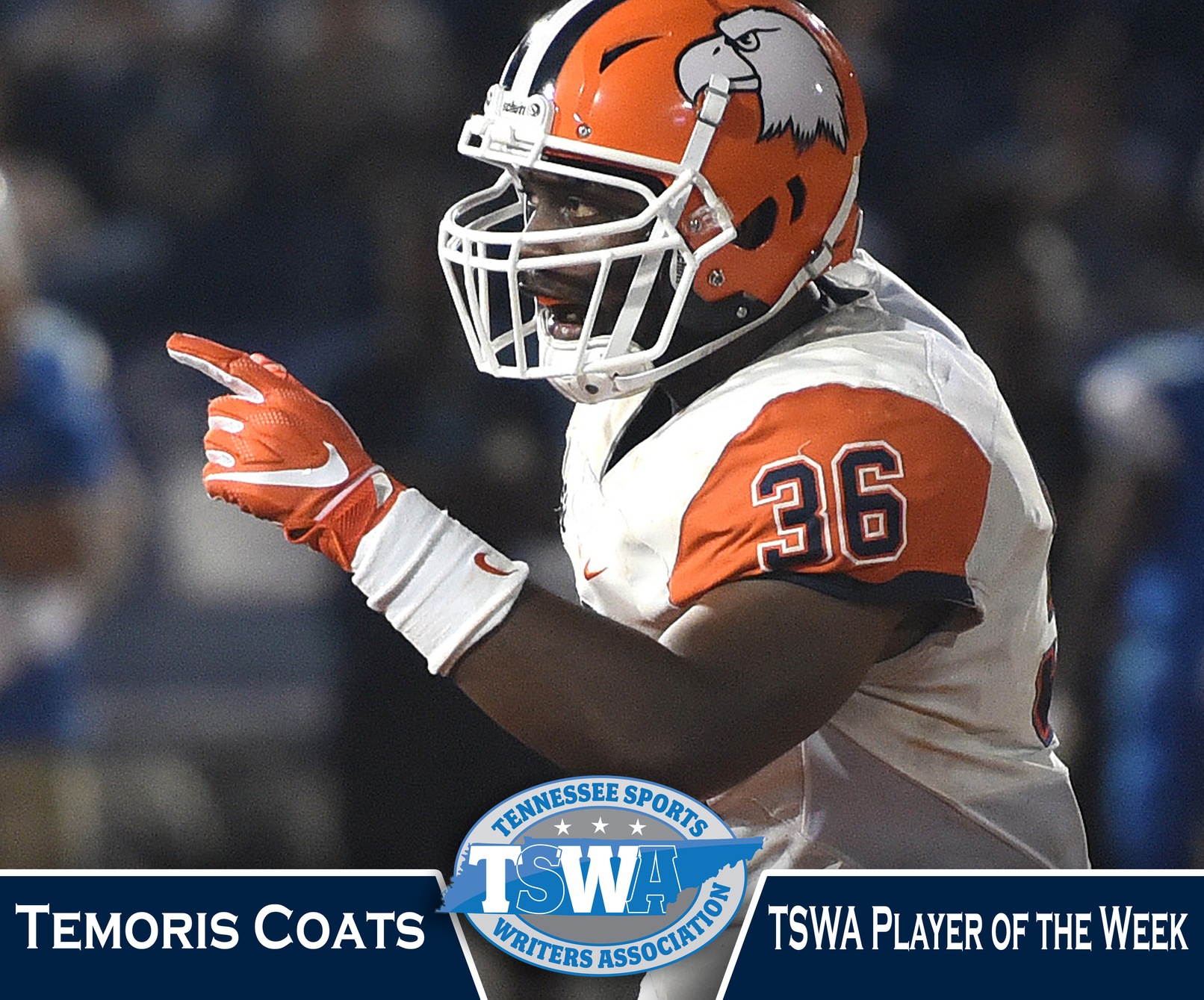 Coats named TSWA Defensive Player of the Week
