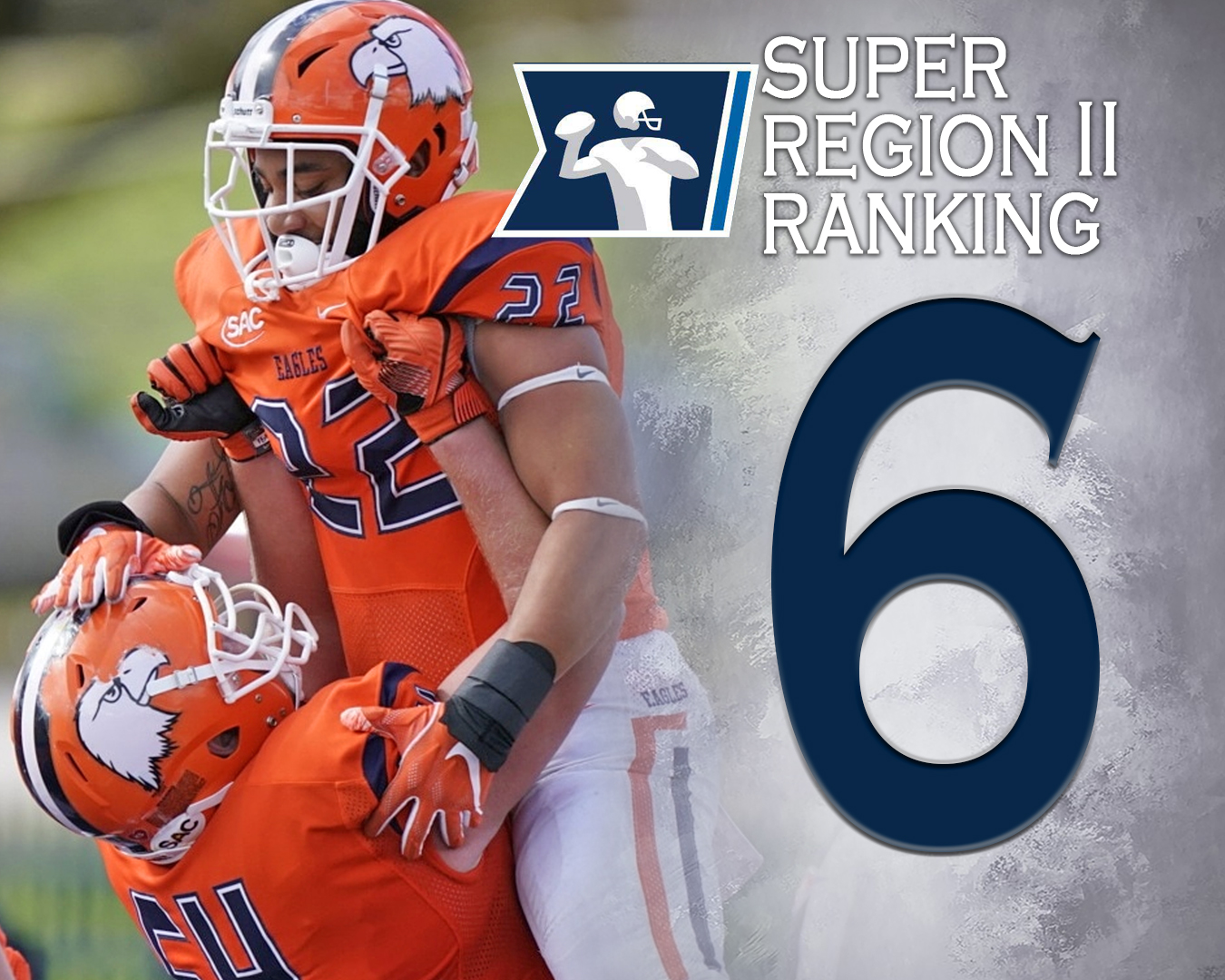 Eagles debut in sixth in first region rankings