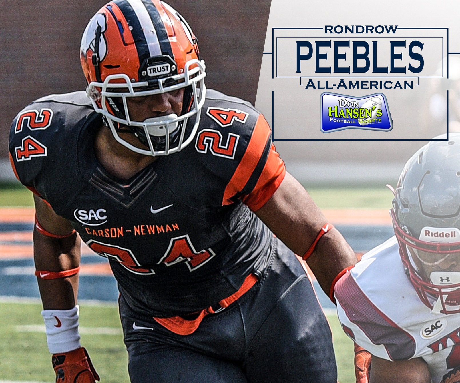 Peebles, McDowell grab All-America honors from Don Hansen's Football Gazette