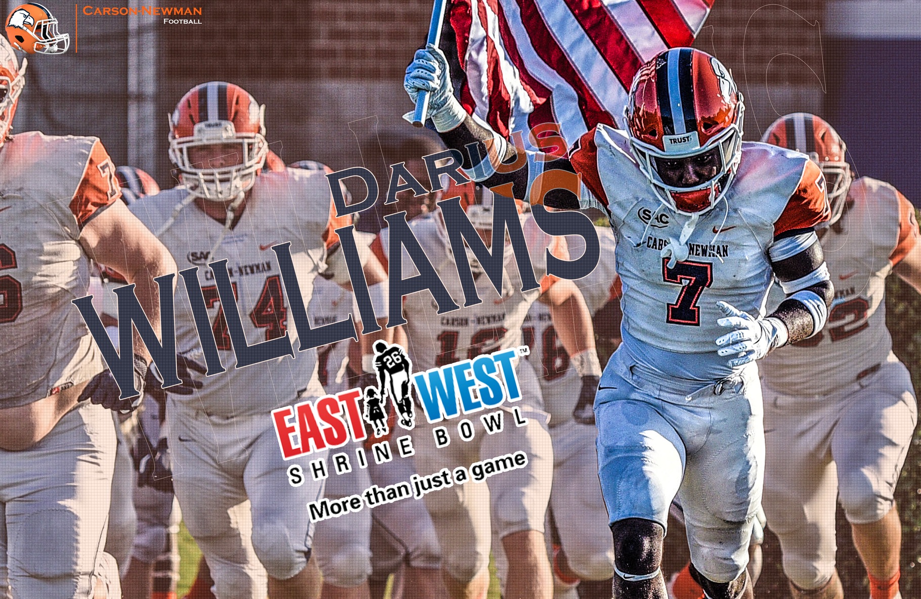 Williams accepts invite to East West Shrine Bowl