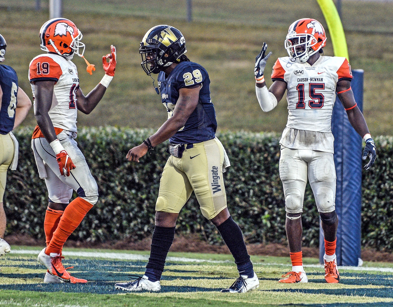 No. 19 Wingate rallies for 30-28 triumph over Carson-Newman