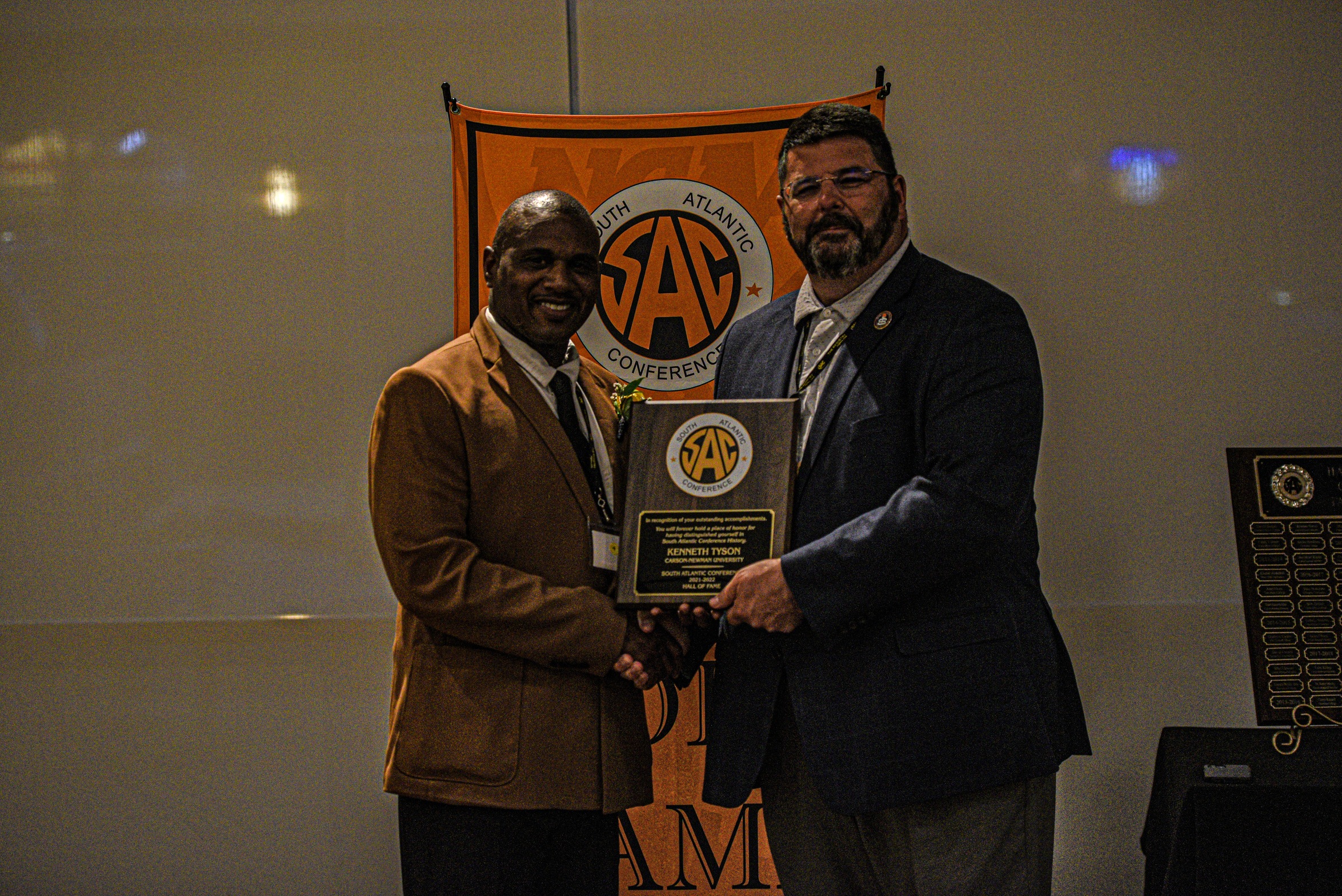Tyson inducted into SAC Hall of Fame