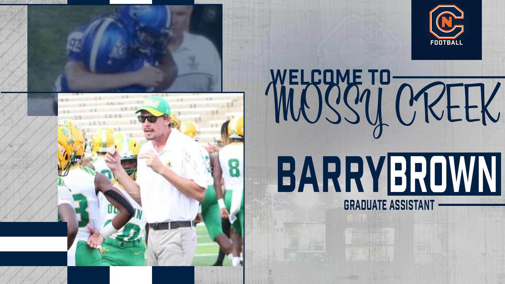 Clowney adds Brown as graduate assistant &nbsp;