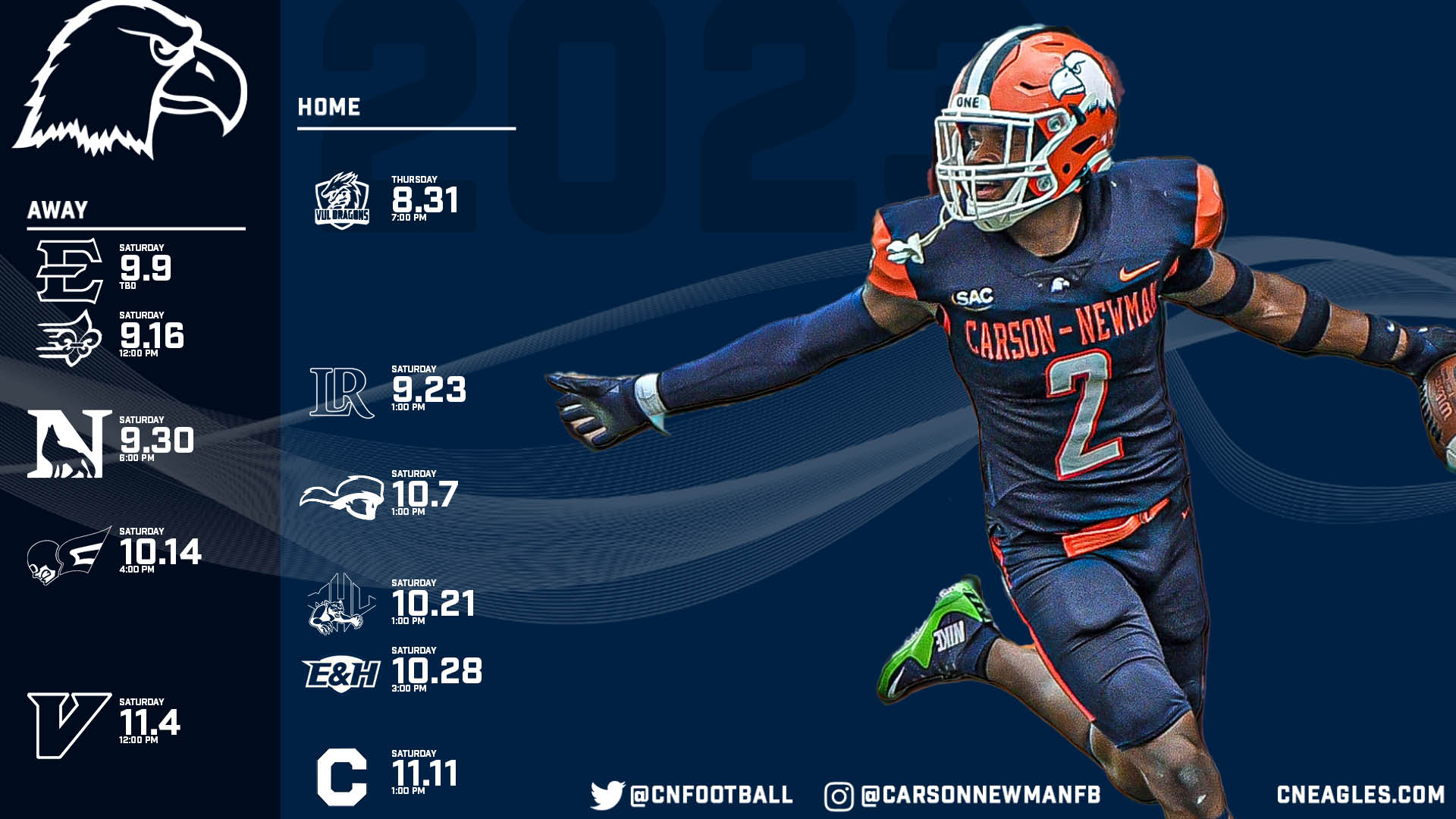 Clowney unveils 2023 football schedule