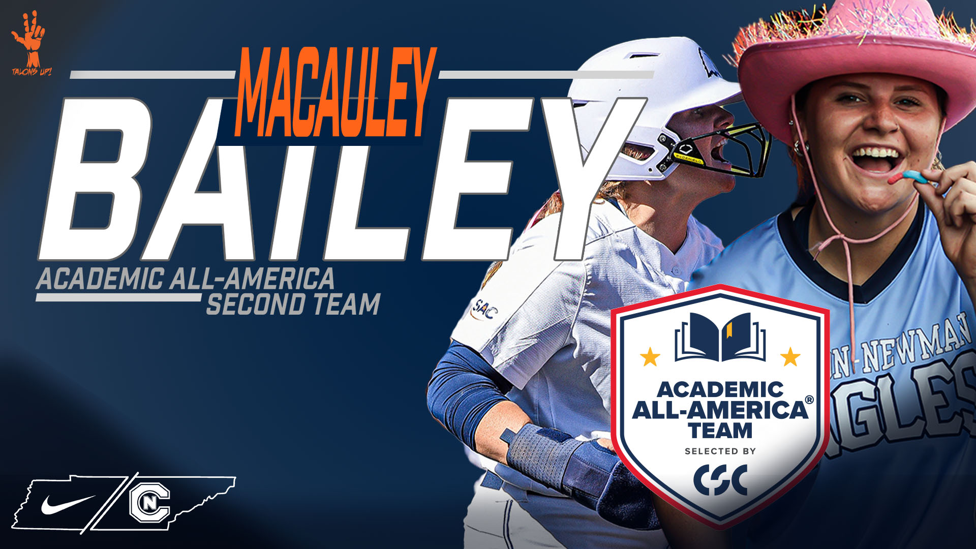 Bailey named CSC Academic All-American