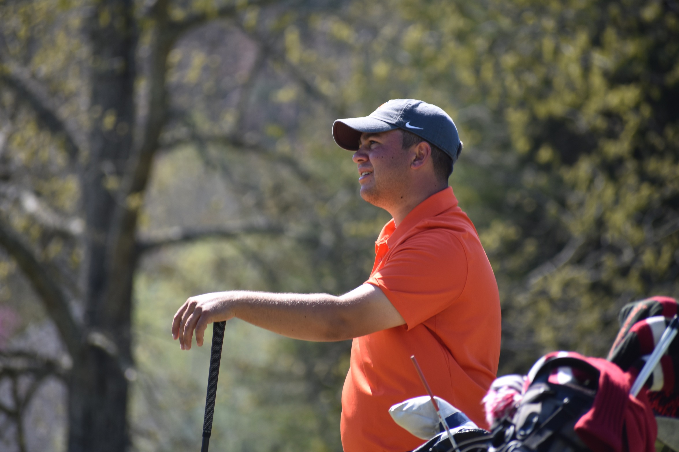 Back-nine struggles send Eagles to seventh at SAC Men's Golf Championship