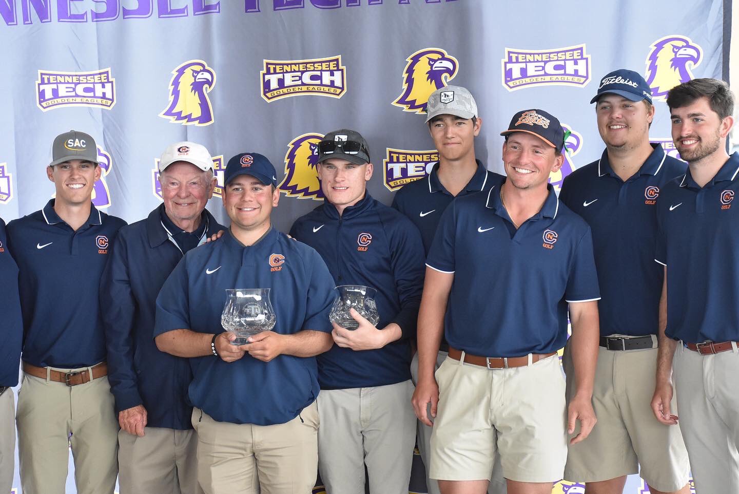 Eagles dominate second round, win Bobby Nichols Intercollegiate championship