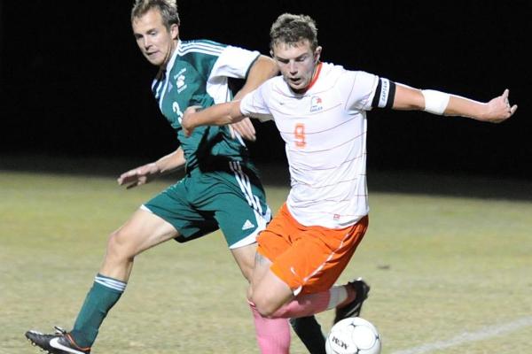 Eagles rally to beat Belmont Abbey in overtime on Senior Night, 3-2