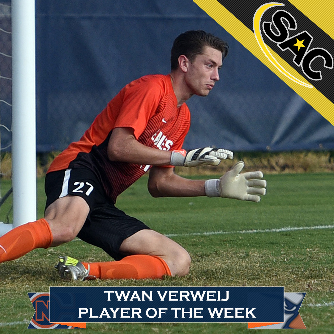 Verweij snags weekly SAC honor