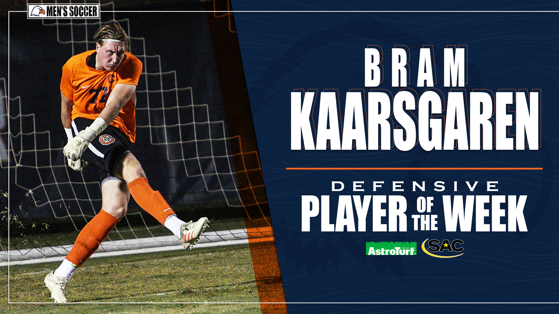 Kaarsgaren grabs first SAC Defensive Player of the Week honor