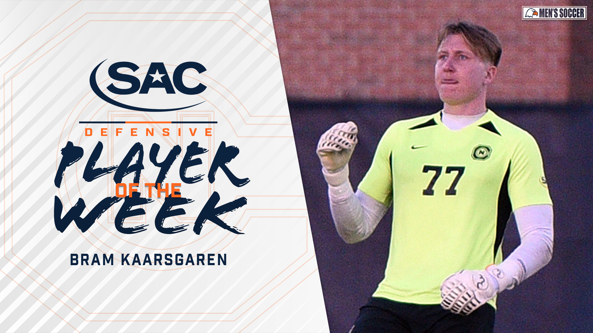 Kaarsgaren collects second SAC Player of the Week laurel this season