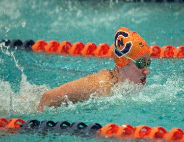 Inter-Squad Swim Meet Pitts Blue Against Orange