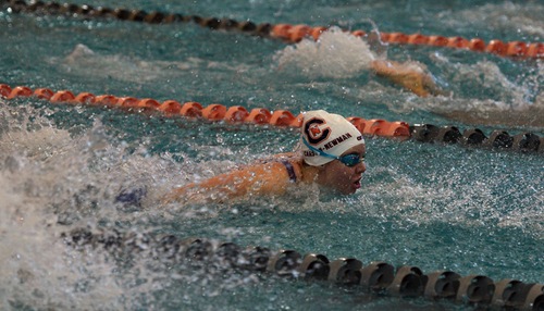 C-N Swim Takes On Day One Of SAC Championship