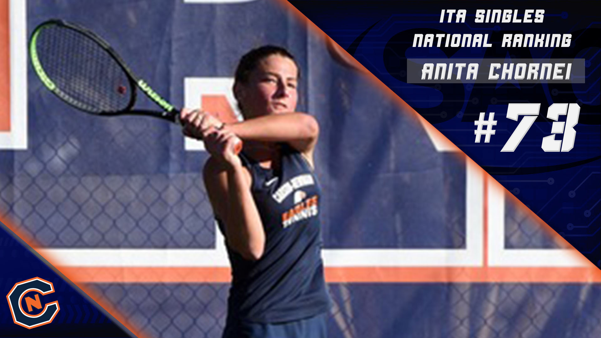 Chornei Earns Spot on ITA Rankings